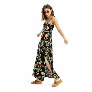 Rochie lunga cu model si slit lateral imagine