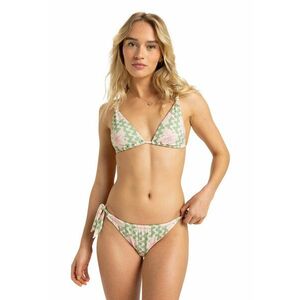 Costum de baie cu imprimeu floral si sutien triunghiular imagine
