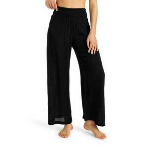 Pantaloni uni cu croiala ampla imagine