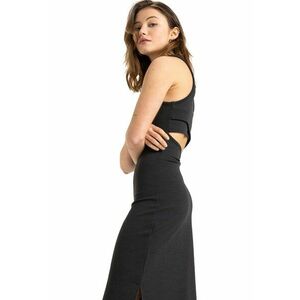 Rochie midi cambrata cu decupaj pe spate imagine