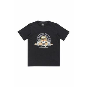 Tricou de bumbac cu imprimeu si decolteu la baza gatului Skull Feast imagine