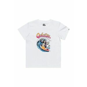 Tricou de bumbac cu decolteu la baza gatului Kong Story imagine