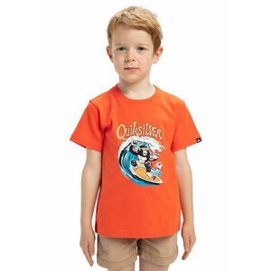 Tricou de bumbac cu decolteu la baza gatului Kong Story imagine