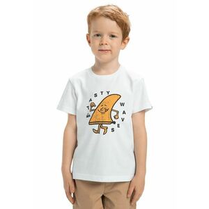 Tricou de bumbac cu imprimeu Tasty Waves imagine