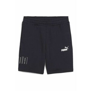 Pantaloni scurti din amestec de bumbac cu logo imagine
