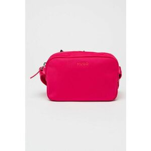 Geanta crossbody din material textil cu bareta logo Bel imagine