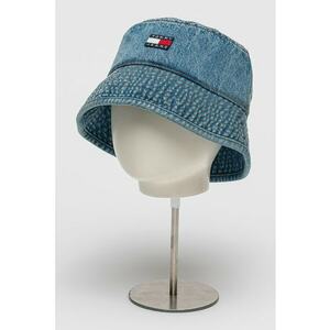 Palarie bucket din denim cu logo imagine