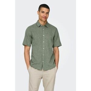 Camasa slim fit din amestec de in Caiden imagine