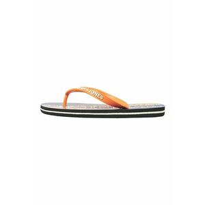Papuci flip-flop cu talpa plata si detaliu logo imagine