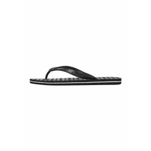 Papuci flip-flop cu talpa plata si detaliu logo imagine