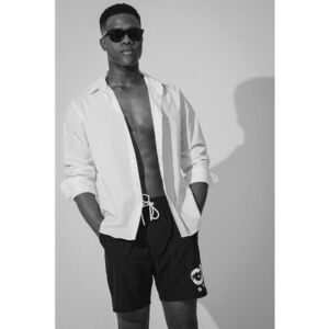 Pantaloni scurti de baie cu imprimeu imagine
