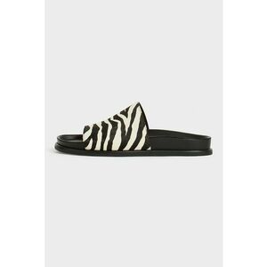 Papuci din piele cu animal print imagine