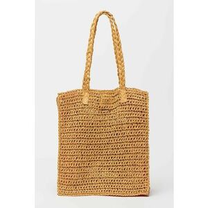 Geanta shopper din paie de hartie Malleen imagine