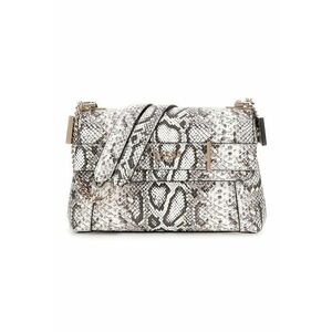 Geanta crossbody de piele ecologica - cu aspect de piele de crocodil imagine