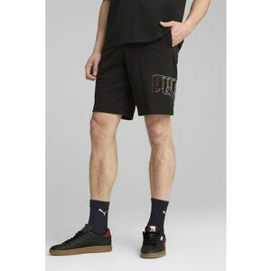 Pantaloni scurti din amestec de bumbac cu logo imagine