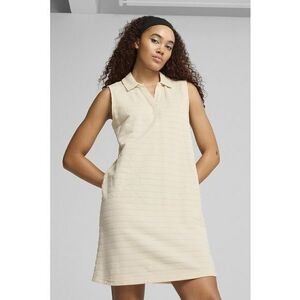 Rochie din amestec de bumbac cu guler polo imagine