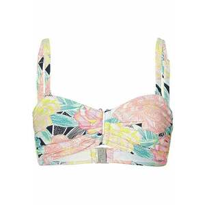 Bustiera de baie model cu flori - multicolor - L - cu bretele reglabile imagine
