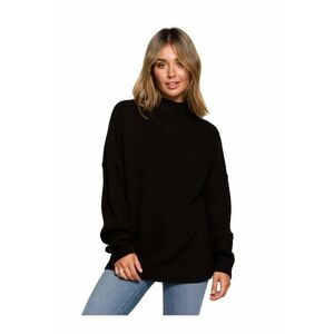 Pulover pe gat - Acril - Negru imagine