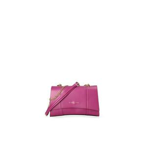 Geanta crossbody de piele cu bareta lant imagine