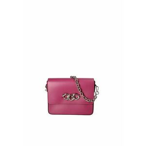 Geanta crossbody de piele cu detaliu metalic imagine