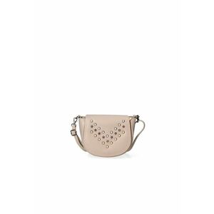 Geanta crossbody de piele cu perle sintetice imagine