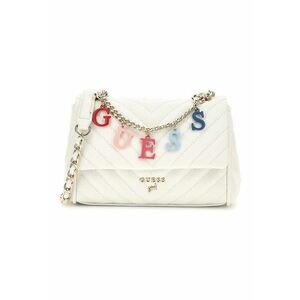 Geanta crossbody cu logo si aspect matlasat imagine