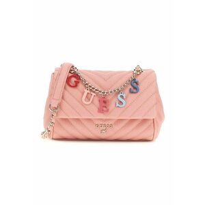 Geanta crossbody cu logo si aspect matlasat imagine