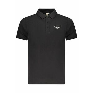 Tricou polo barbati - din bumbac - cu mini imprimeu - Regular fit imagine