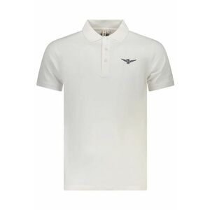 Tricou polo barbati - din bumbac - cu mini imprimeu - Regular fit imagine