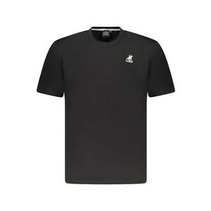 U.S. Grand POLO Tricou barbati simplu din bumbac cu logo brodat - negru - imagine