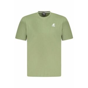 U.S. Grand POLO Tricou barbati simplu din bumbac cu logo brodat - verde deschis - imagine