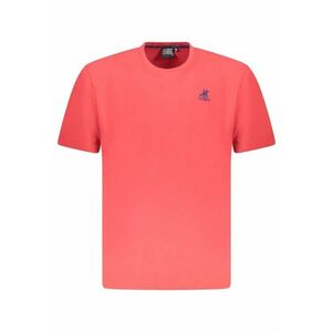 U.S. Grand POLO Tricou barbati simplu din bumbac cu logo brodat - rosu - imagine