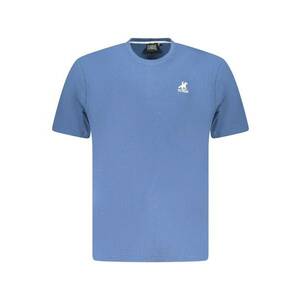 U.S. Grand POLO Tricou barbati simplu din bumbac cu logo brodat - albastru - imagine