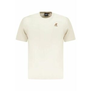 U.S. Grand POLO Tricou barbati simplu din bumbac cu logo brodat - bej - imagine