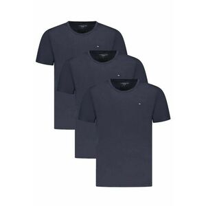 Set 3 tricouri barbati - cu mini logo - Regular fit - bleumarin - imagine