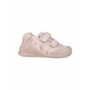 Pantofi sport din piele cu segment dublu cu inchidere velcro imagine