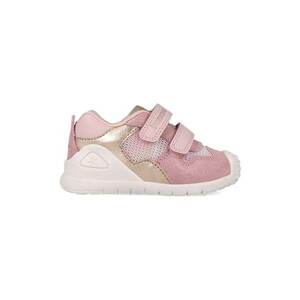 Pantofi sport cu inchidere velcro si garnituri din piele imagine