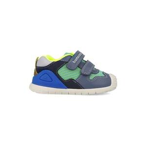 Pantofi sport cu inchidere velcro si garnituri din piele imagine