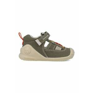 Sandale cu inchidere velcro si model uni imagine