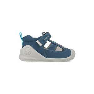 Sandale cu inchidere velcro si model uni imagine