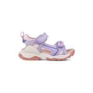 Sandale cu talpa demi-wedge si inchidere velcro imagine