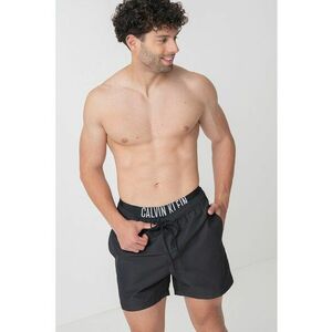 Pantaloni scurti de baie cu snur si banda logo imagine