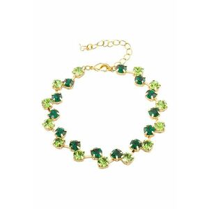 Bratara placata cu aur de 18K si decorata cu zirconia imagine