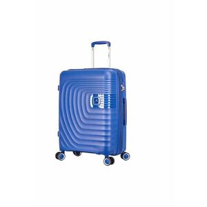 Troler mediu extensibil SW44403 - polipropilena - cifru TSA - 4 roti duble - 67 cm - albastru imagine