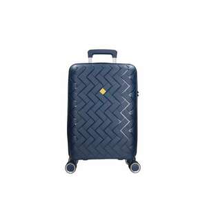 Troler de cabina BZ 5806 - polipropilena - cifru - 4 roti duble - 55 cm - bleumarin imagine