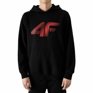 4F SWEATSHIRT Hanorac bărbați, negru, mărime imagine