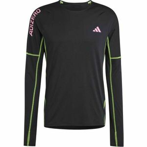 adidas ADIZERO LONG SLEEVE TEE Tricou alergare bărbați, negru, mărime imagine