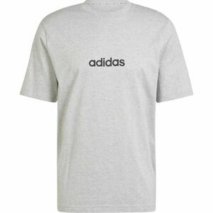 adidas ESSENTIALS LINEAR SINGLE JERSEY Tricou de bărbați, gri, mărime imagine