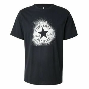 Converse CHUCK DISTORT SPRAY PAINT TEE Tricou pentru bărbați, negru, mărime imagine