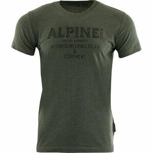 ALPINE PRO BREGAR Tricou de bărbați, kaki, mărime imagine